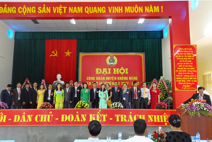 Đại hội Công đoàn huyện Krông Năng lần thứ VI, nhiệm kỳ 2017 – 2022